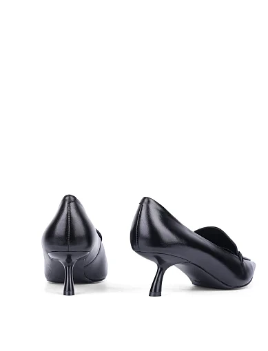 Жіночі туфлі MIRATON шкіряні чорні (2365-601-1) - фото 2 - Miraton