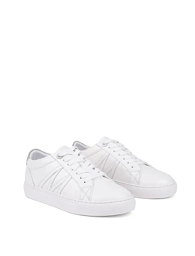 Жіночі кеди MIRATON шкіряні білі (8927-341) - фото 4 - Miraton