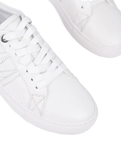 Жіночі кеди MIRATON шкіряні білі (8927-341) - фото 5 - Miraton