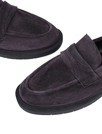 Жіночі сліпери Attizzare велюрові сірі (PF3201-1) - фото 5 - Miraton