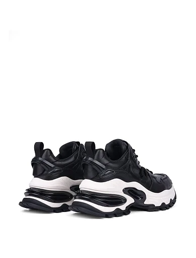 Жіночі кросівки MIRATON шкіряні чорні шкіряні (3313-2) - фото 4 - Miraton