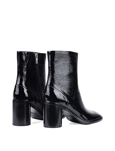 Жіночі черевики MIRATON лакові чорні з підкладкою з байки (GT20569-022-QP381) - фото 4 - Miraton