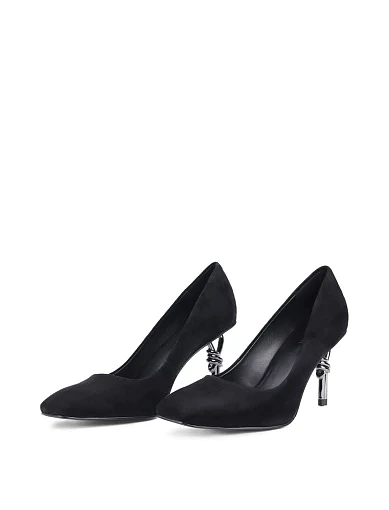 Жіночі туфлі MIRATON велюрові чорні (GT20605-011-16) - фото 3 - Miraton