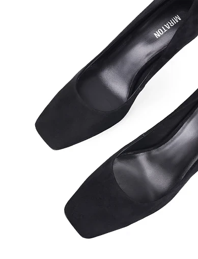 Жіночі туфлі MIRATON велюрові чорні (GT20605-011-16) - фото 5 - Miraton