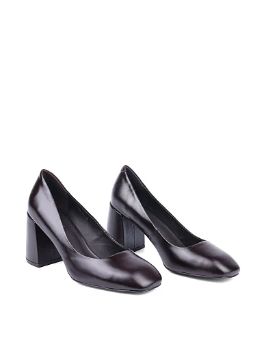 Жіночі туфлі MIRATON шкіряні коричневі (2436S-78-1) - фото 3 - Miraton