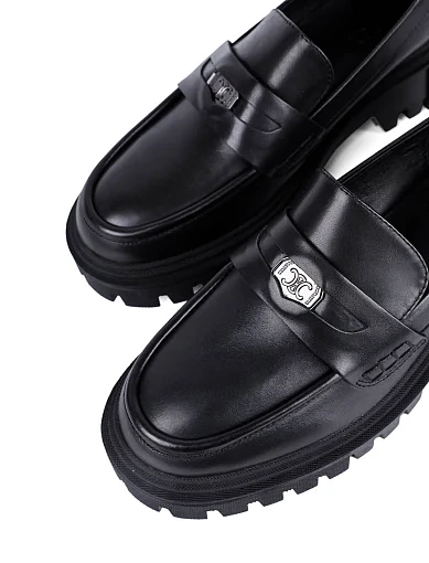 Женские туфли MIRATON кожаные черные - фото 5 - Miraton