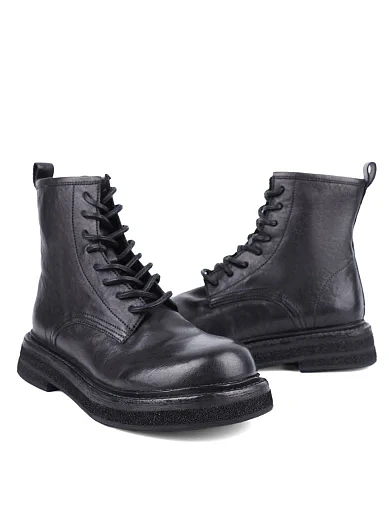 Жіночі черевики MIRATON шкіряні чорні з підкладкою з натуральної шкіри (WS2050-2) - фото 2 - Miraton