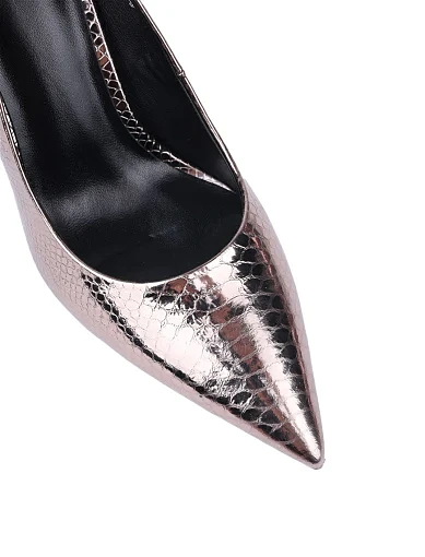 Жіночі туфлі MIRATON шкіряні сірі (8125A-06-N430) - фото 5 - Miraton