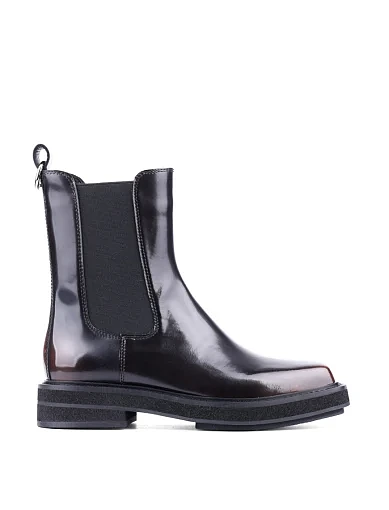 Жіночі черевики MIRATON з масляної шкіри коричневі (8155X-0701-N452) - фото 2 - Miraton