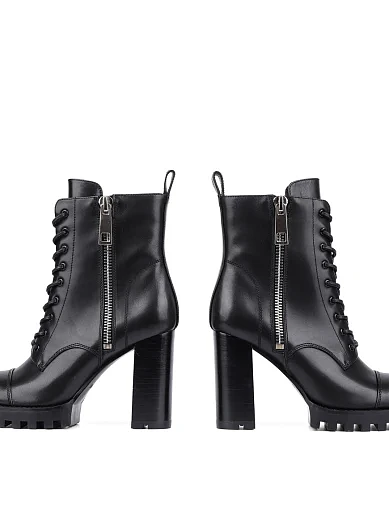 Жіночі черевики Attizzare шкіряні чорні з підкладкою з байки (G360-602) - фото 2 - Miraton