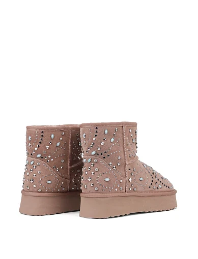 Жіночі уггі Alma en Pena замшеві бежеві (I241042) - фото 4 - Miraton