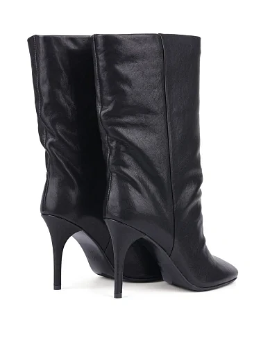 Жіночі черевики MIRATON шкіряні чорні на високій шпильці (23147D-03-01) - фото 4 - Miraton