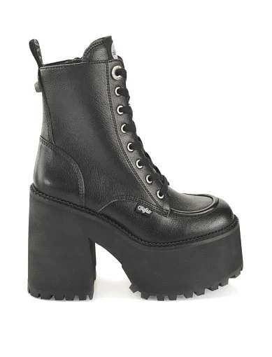 Жіночі черевики Buffalo зі штучної шкіри чорні з підкладкою з текстилю (1622373) - фото 3 - Miraton