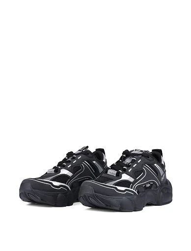 Жіночі кросівки Buffalo зі штучної шкіри чорні (1636181) - фото 3 - Miraton