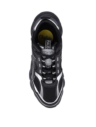 Жіночі кросівки Buffalo зі штучної шкіри чорні (1636181) - фото 5 - Miraton