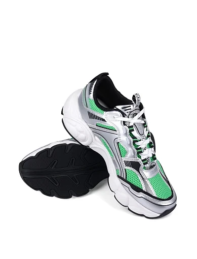 Жіночі кросівки Buffalo зі штучної шкіри білі (1636183) - фото 2 - Miraton