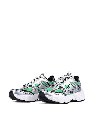 Жіночі кросівки Buffalo зі штучної шкіри білі (1636183) - фото 3 - Miraton