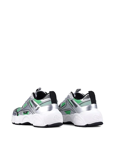 Жіночі кросівки Buffalo зі штучної шкіри білі (1636183) - фото 4 - Miraton