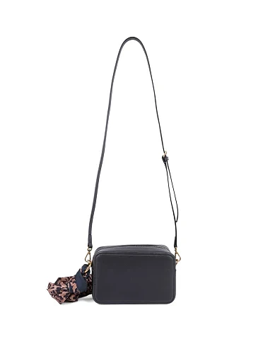 Жіноча сумка camera bag Just Cavalli з екошкіри чорна - фото 4 - Miraton