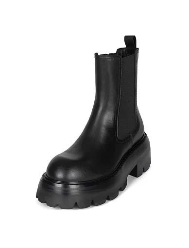 Жіночі черевики JEFFREY CAMPBELL шкіряні чорні (SUBURBIA(JCD-155-2-05)) - фото 2 - Miraton