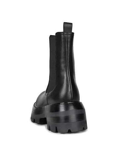 Жіночі черевики JEFFREY CAMPBELL шкіряні чорні (SUBURBIA(JCD-155-2-05)) - фото 3 - Miraton