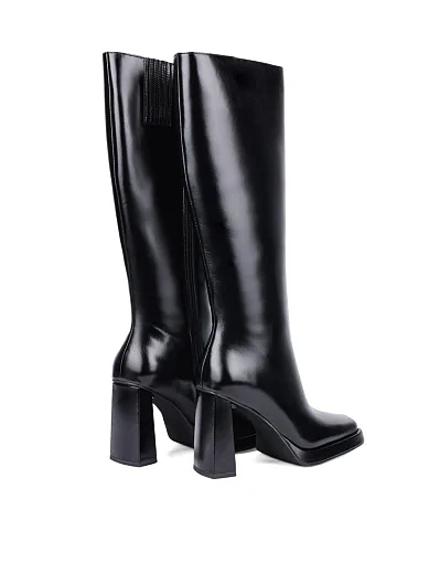 Жіночі чоботи JEFFREY CAMPBELL Maximal шкіряні чорні з підкладкою з натуральної шкіри (Maximal(JC-852-1-41)) - фото 3 - Miraton