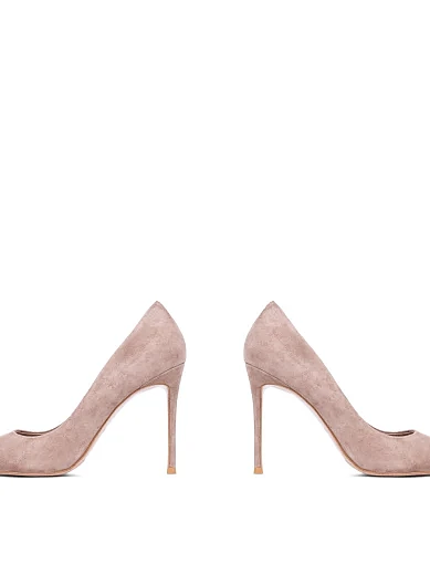 Жіночі туфлі MiaMay велюрові бежеві (YL3396-90) - фото 2 - Miraton