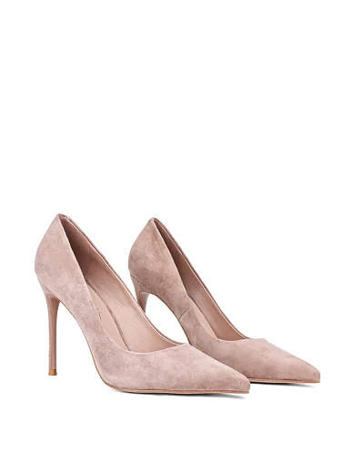 Жіночі туфлі MiaMay велюрові бежеві (YL3396-90) - фото 3 - Miraton