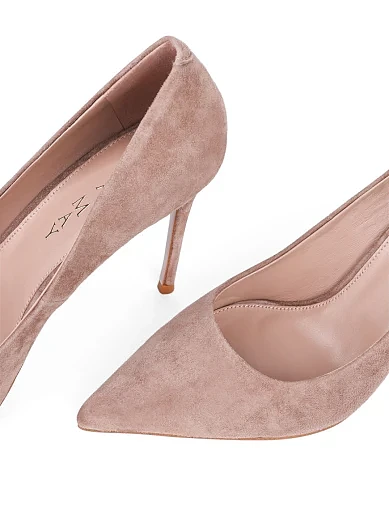 Жіночі туфлі MiaMay велюрові бежеві (YL3396-90) - фото 5 - Miraton