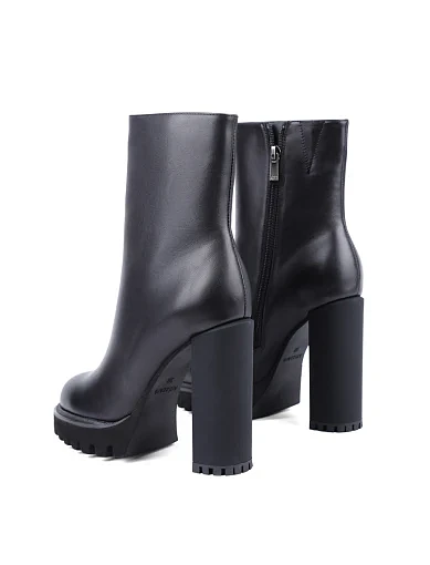 Жіночі черевики Attizzare шкіряні чорні з підкладкою з байки (S60-201) - фото 4 - Miraton