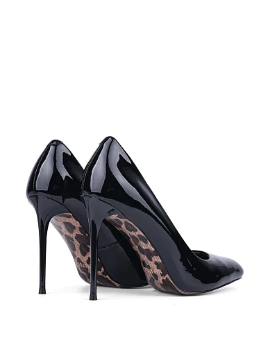 Жіночі туфлі MIRATON лакові чорні (2482-2-15) - фото 4 - Miraton