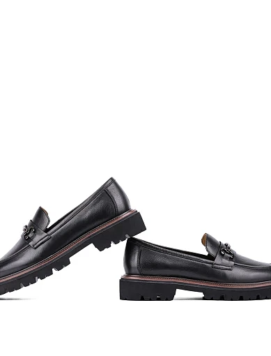 Жіночі туфлі Attizzare шкіряні чорні (AT3621A-111-777) - фото 2 - Miraton