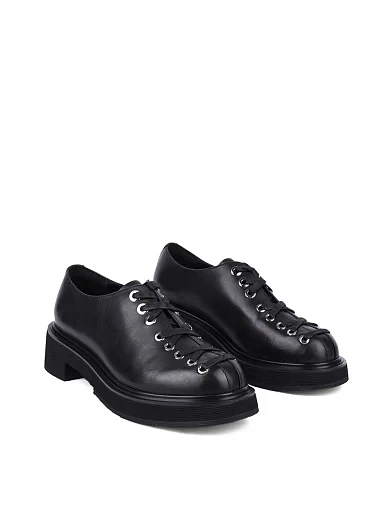 Жіночі туфлі MIRATON шкіряні чорні (XL23625-6) - фото 3 - Miraton