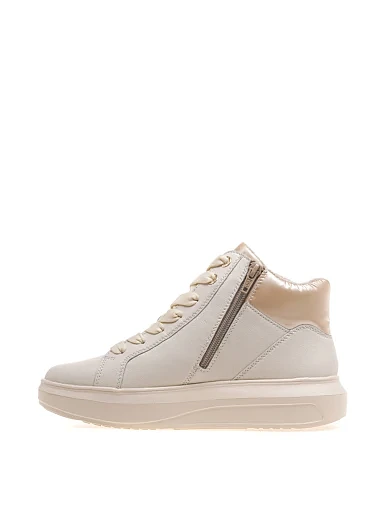 Жіночі черевики Rieker шкіряні бежеві (W1270-60) - фото 3 - Miraton