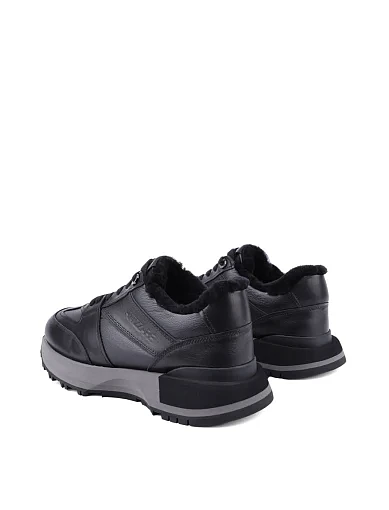 Жіночі кросівки Attizzare шкіряні чорні (H2301B-30-1M) - фото 4 - Miraton