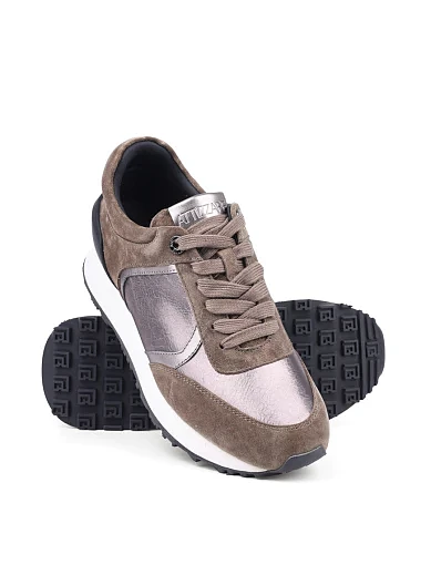 Жіночі кросівки Attizzare велюрові зелені (H2368B-28-1) - фото 2 - Miraton