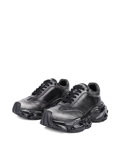 Жіночі кросівки MIRATON шкіряні бронзові (H2481B-2-1) - фото 3 - Miraton