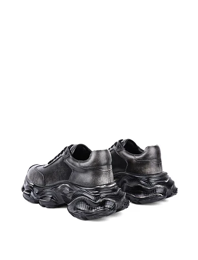 Жіночі кросівки MIRATON шкіряні бронзові (H2481B-2-1) - фото 4 - Miraton