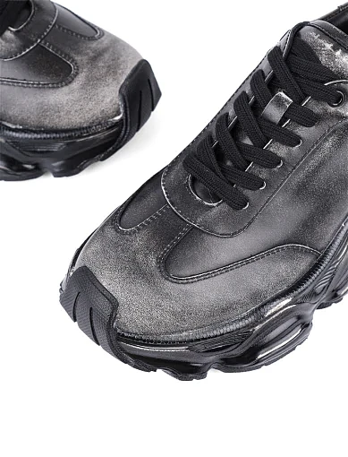 Жіночі кросівки MIRATON шкіряні бронзові (H2481B-2-1) - фото 5 - Miraton