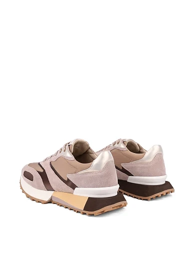 Жіночі кросівки MIRATON велюрові бежеві (H2488B-11-10) - фото 4 - Miraton