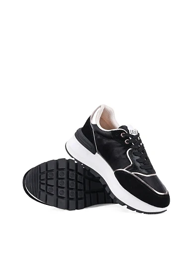 Жіночі кросівки LIU JO замшеві чорні (BF4049 PX102 S1077) - фото 2 - Miraton