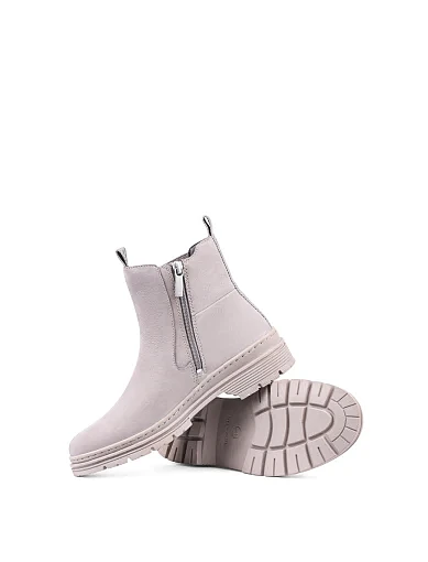 Жіночі черевики Tamaris з нубуку сірі з підкладкою з байки (1-25436-41) - фото 2 - Miraton