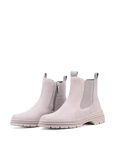 Жіночі черевики Tamaris з нубуку сірі з підкладкою з байки (1-25436-41) - фото 3 - Miraton