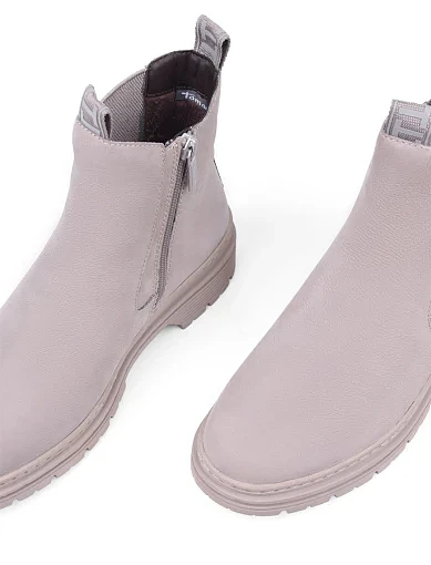 Жіночі черевики Tamaris з нубуку сірі з підкладкою з байки (1-25436-41) - фото 5 - Miraton