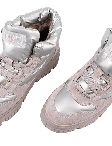 Жіночі черевики S.Oliver замшеві бежеві з підкладкою з текстилю (5-26250-41-403) - фото 5 - Miraton