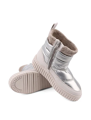 Жіночі черевики S.Oliver зі штучної шкіри бежеві з підкладкою з текстилю (5-26414-43-403) - фото 2 - Miraton