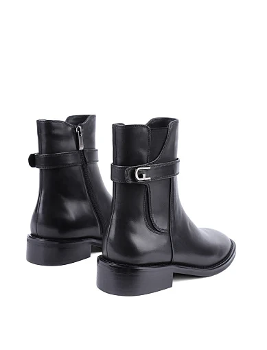 Жіночі черевики Attizzare шкіряні чорні з підкладкою з байки (2381-0702) - фото 4 - Miraton