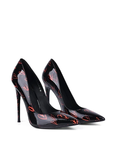 Жіночі туфлі MIRATON лакові чорні чорні (PR1502-8-12) - фото 3 - Miraton