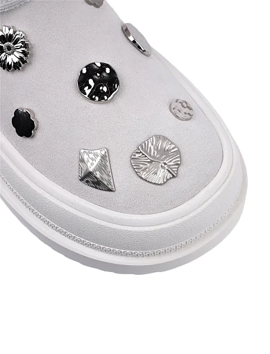 Жіночі уггі MIRATON велюрові сірі з підкладкою з натурального хутра (X23451-02A-5) - фото 5 - Miraton