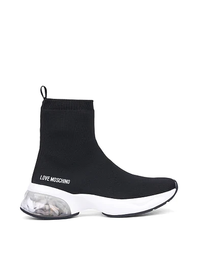 Жіночі черевики Love Moschino тканинні чорні  (JA15286G1L242JLIYA) фото 1